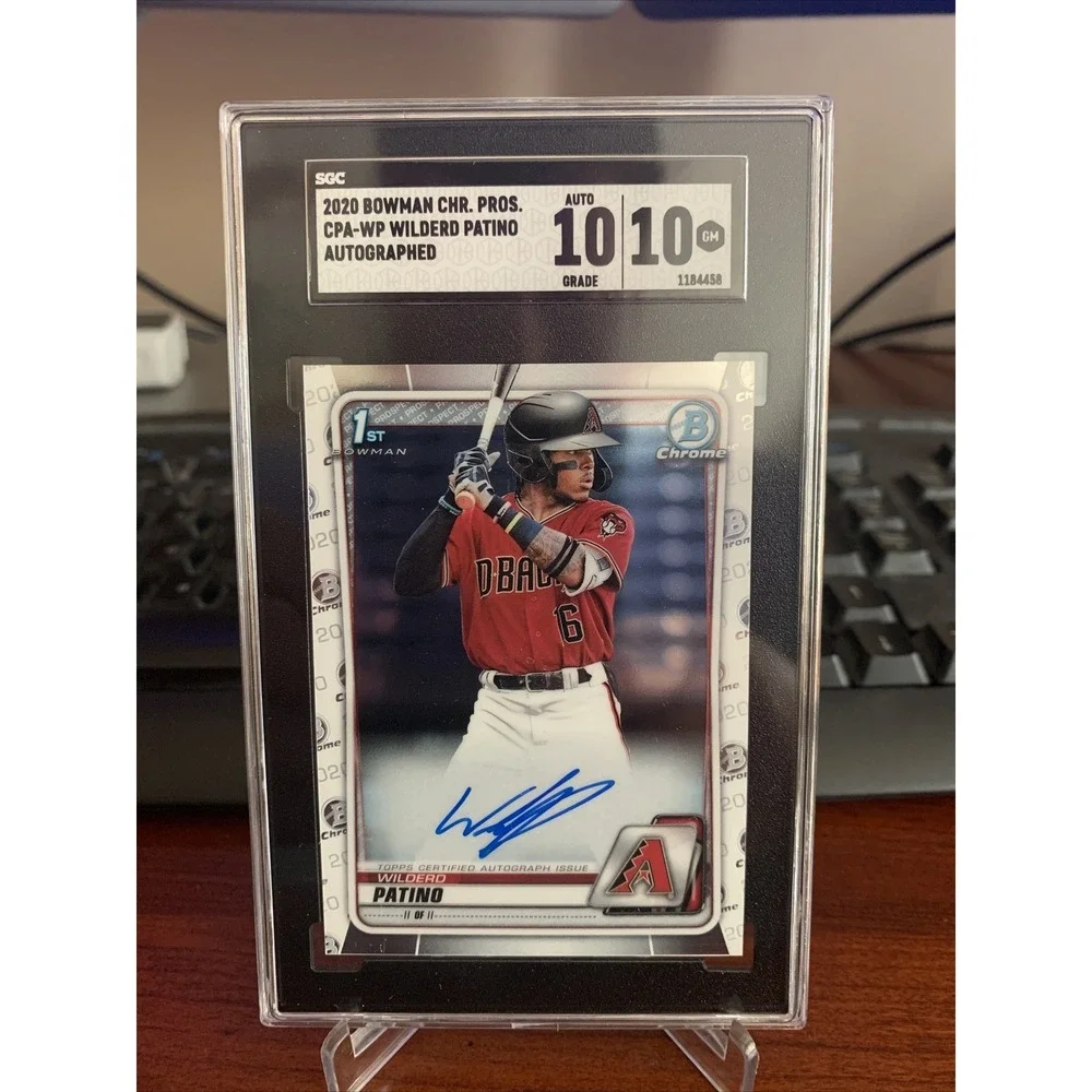 2020 Bowman Chrome Wilderd Patino‎ Auto SGC 10 D-Backs CPA-WP